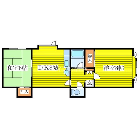 ドリーム里塚Iの物件間取画像